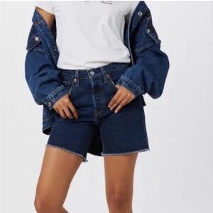 Levi 501 Denim Blue Women's Shorts